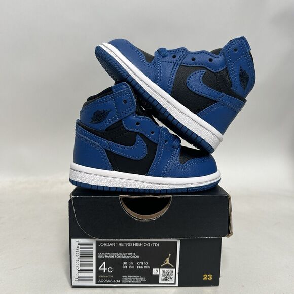 Nike Air Jordan 1 Retro High OG TD “Dark Marina Blue” 2024 - Picture 1 of 5